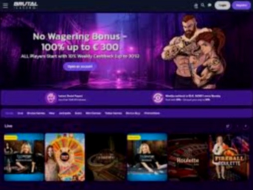 Spellen aanbod Brutal Casino