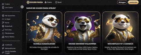Golden Panda casino inloggen