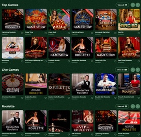 Betsixty Casino spellen